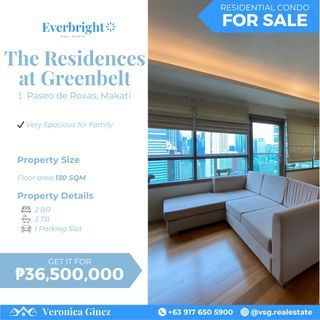 The Residences at Greenbelt Makati | 2BR Unit For Sale
