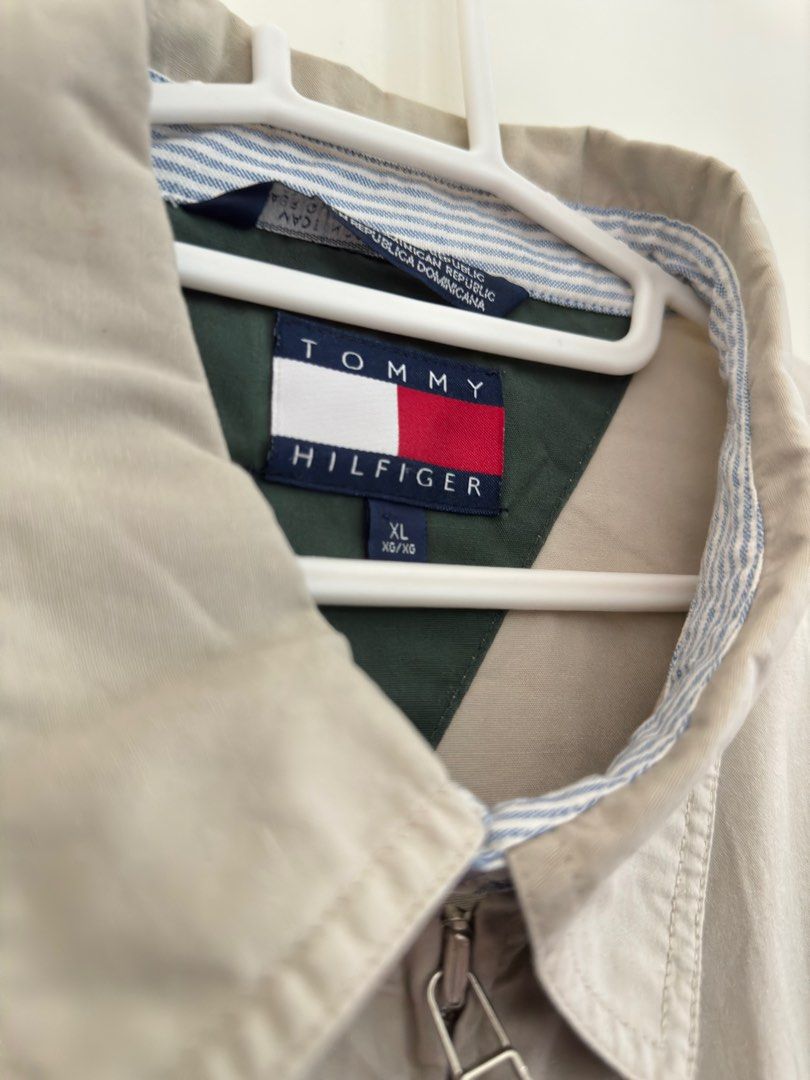Tommy Hilfiger Full Zip Vintage Jacket Tan Khaki