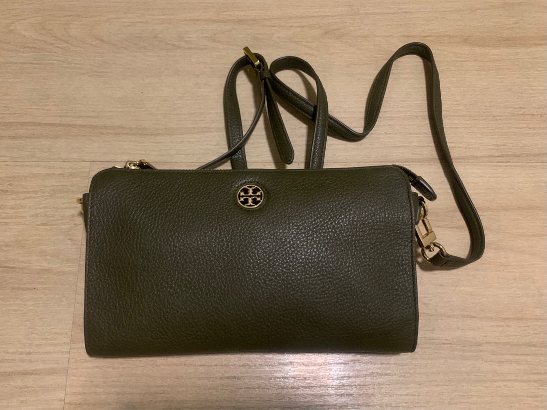Tory Burch Brody Pebbled Wallet Crossbody