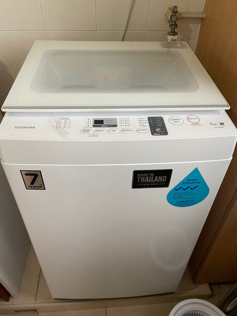 Toshiba Top Loading Washing Machine, TV & Home Appliances, Washing