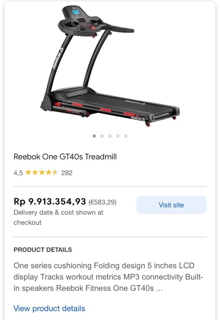 Reebok Gt40s One Series Treadmill Reebok Gt40s Treadmill Reebok