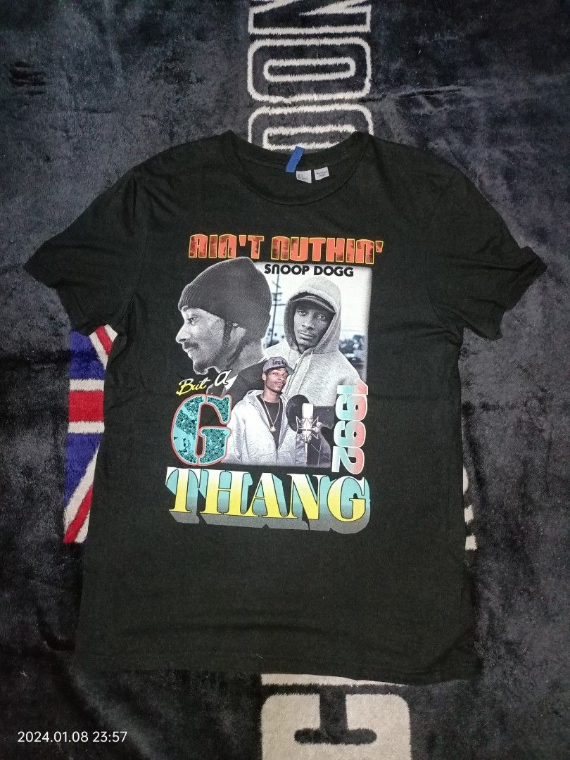 tshirt H M snoop dogg Men s Fashion Tops Sets Tshirts Polo