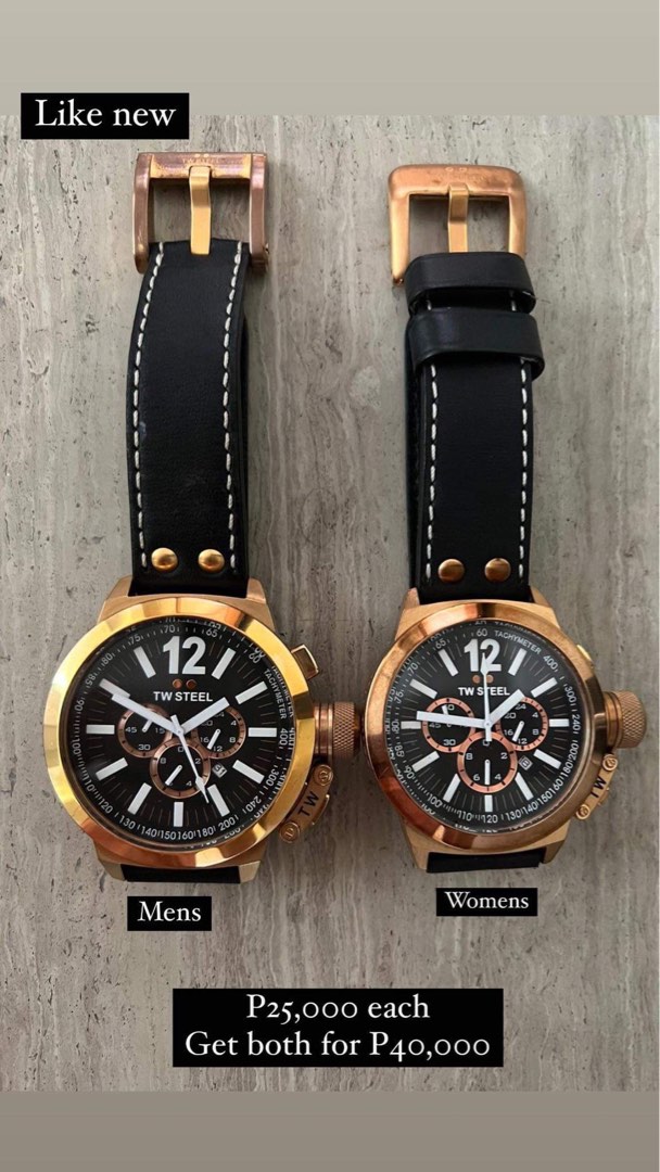 TW Steel His Hers Luxury Watches on Carousell