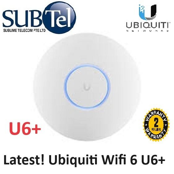 U6+ Ubiquiti Unifi AP With 2 Years Warranty! Wireless Dual Band WiFi 6  Access Point, Computers & Tech, Parts & Accessories, Networking on Carousell