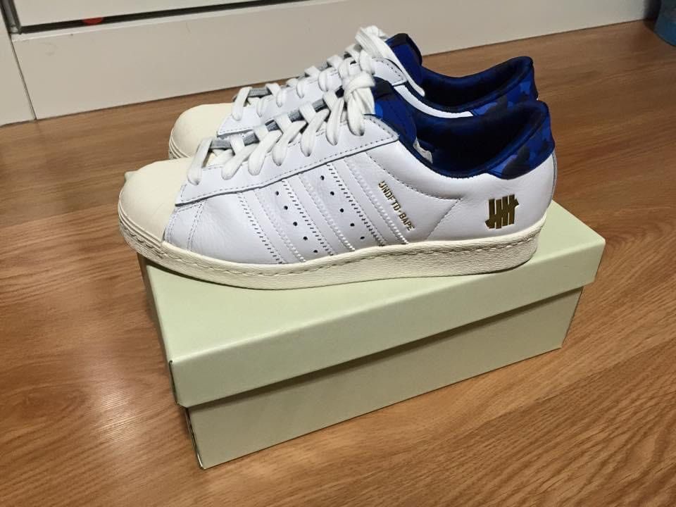 Adidas x bape 2024 x undefeated superstar