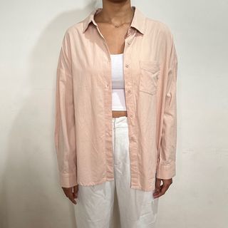 Uniqlo Peach longsleeves top (or cover up)