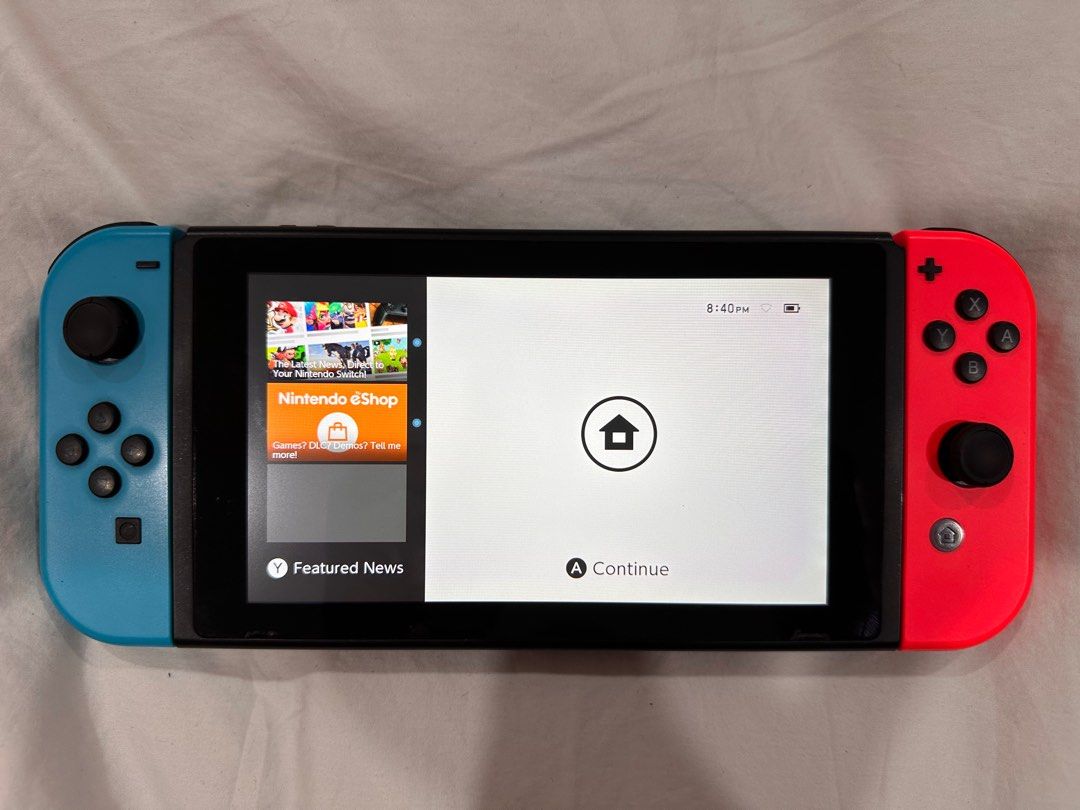 Nintendo switch hot sale v1 used