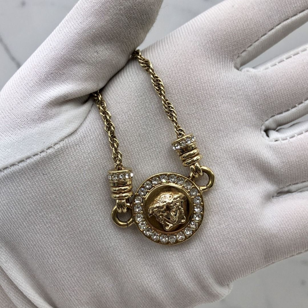 VERSACE GOLD MEDUSA NECKLACE 237044003 WE Luxury Accessories on Carousell