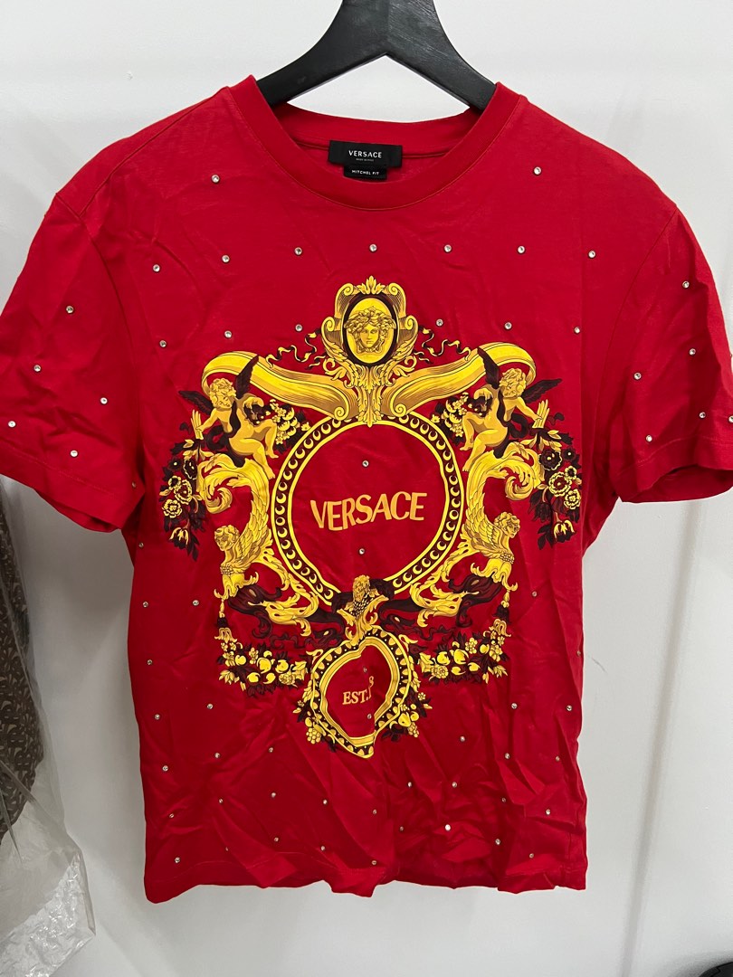 Versace t shirt sale on sale