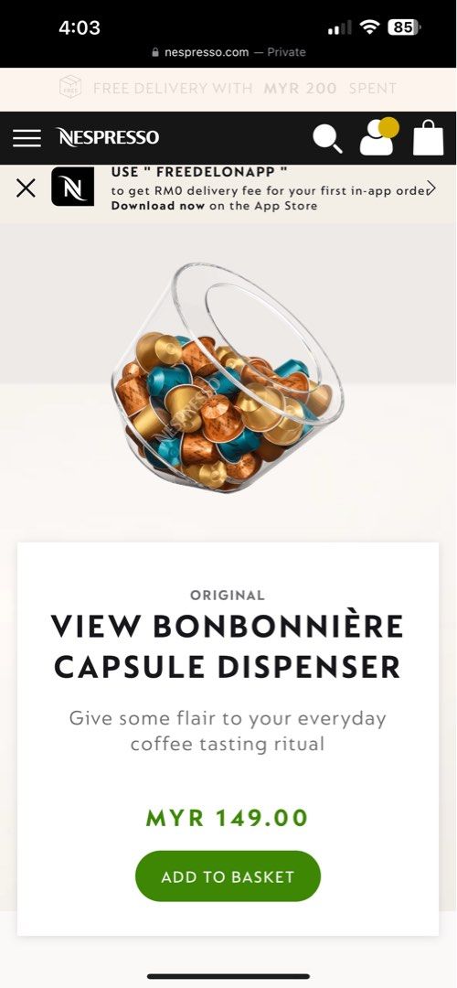 Bonbonniere deals capsule dispenser