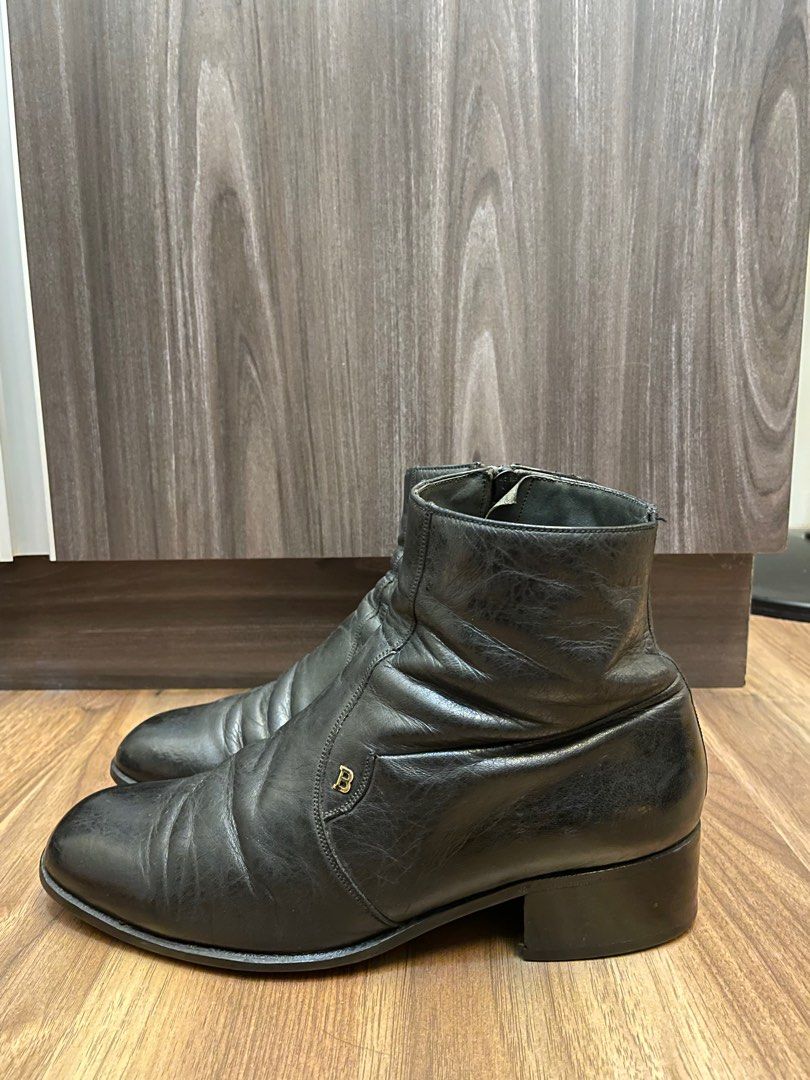 Vintage black boots mens store