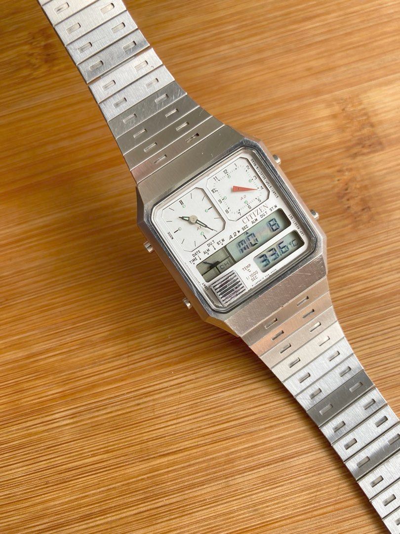 Vintage citizen ana digi temp first edition 8981 Men s Fashion