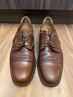 Vintage Dark Brown Florsheim Leather Shoes