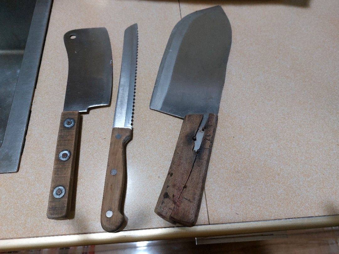 Vintage Kitchen Knives, Furniture & Home Living, Kitchenware & Tableware, Knives & Chopping ...