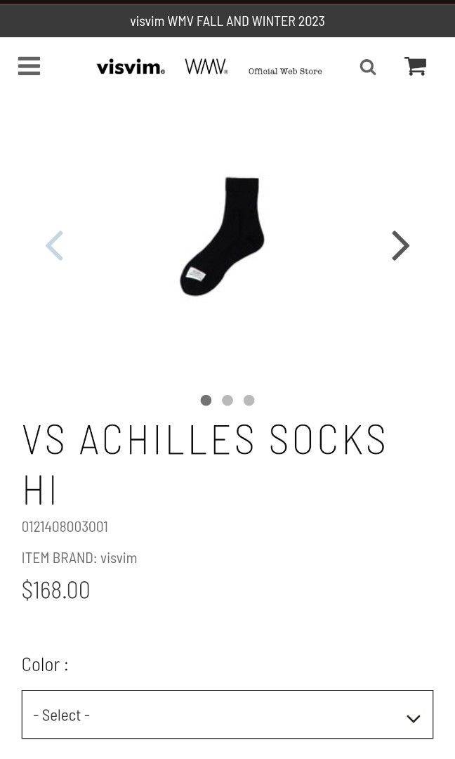 Visvim vs Achilles Hi Socks, Men's Fashion, Footwear, Shoe inserts