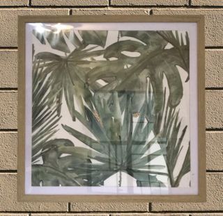 Wall Decor Leaves Print In Frame