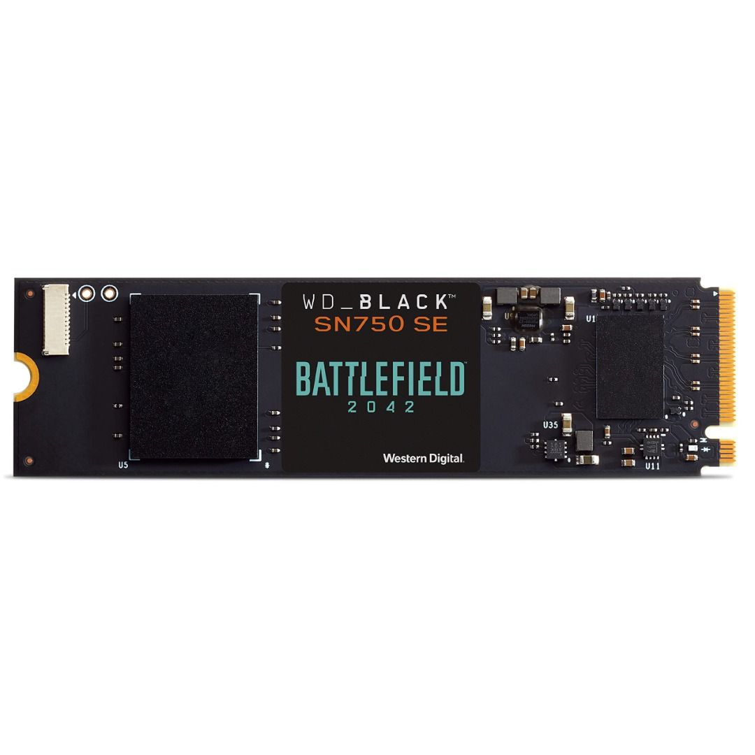 Western Digital Black 500GB SN750 SE NVMe SSD with Battlefield