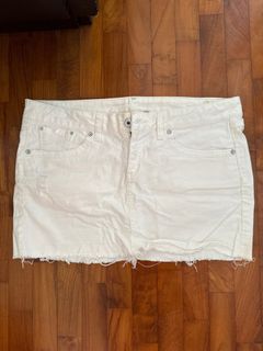 White denim skirt singapore online