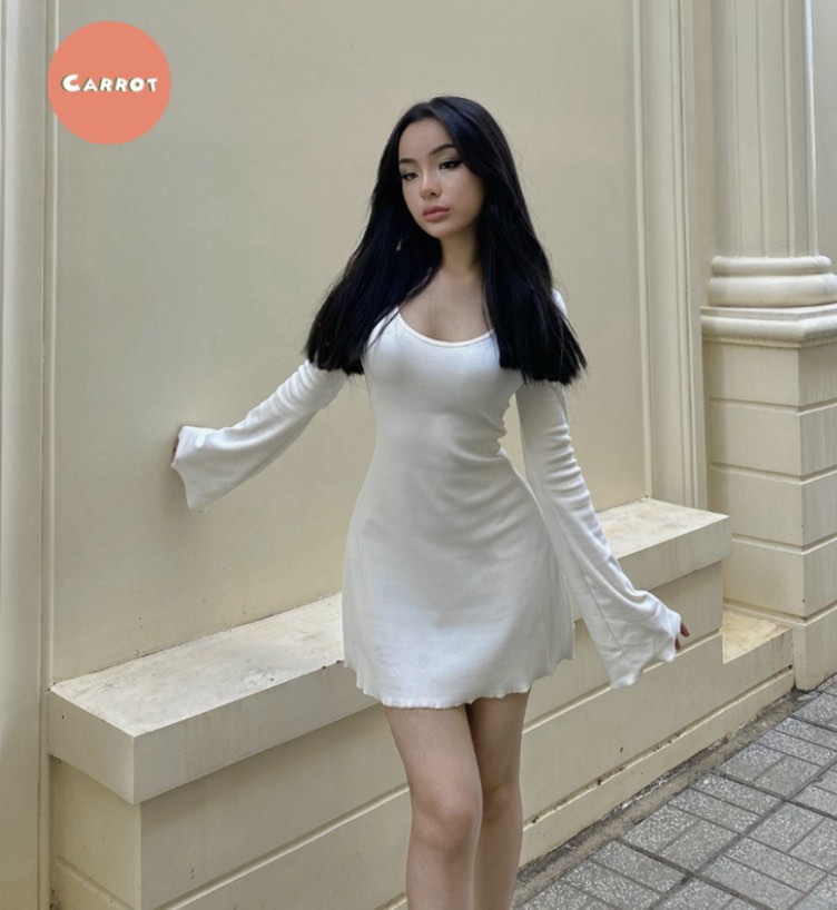 White long new arrivals sheath dress