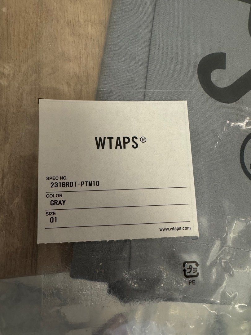 WTAPS SPSS2002 / SHORTS / GRAY / CTPL. WEATHER. SIGN /SIZE 01
