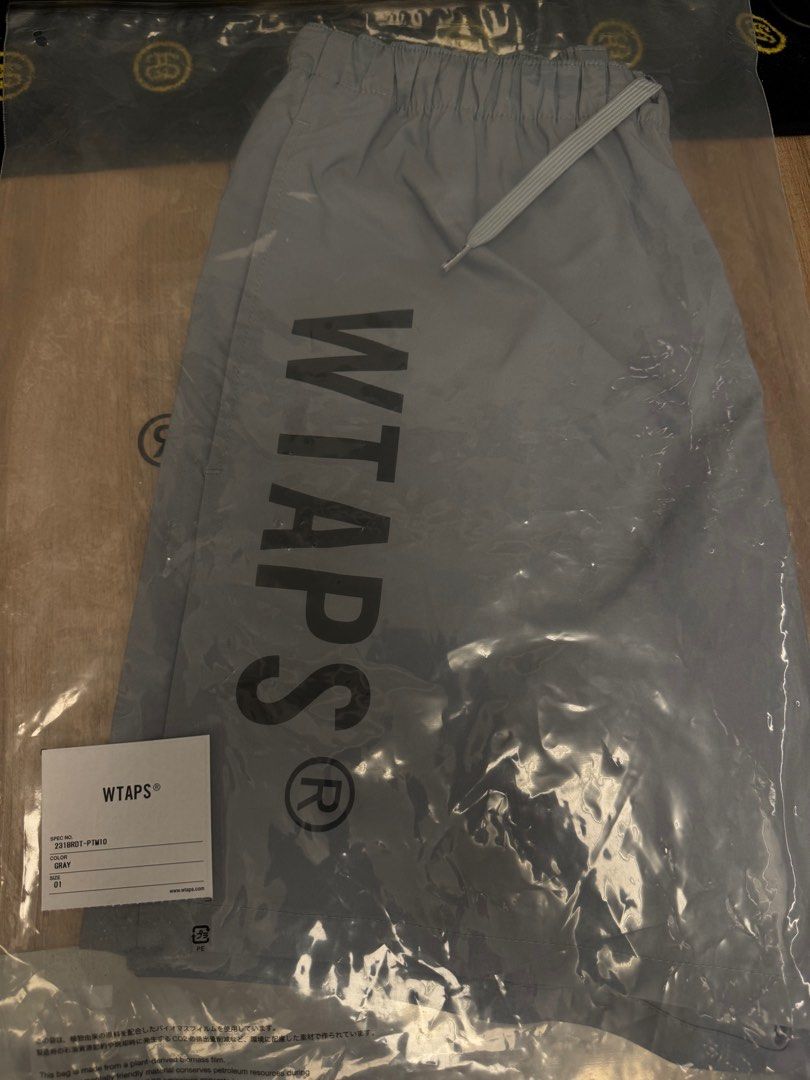 WTAPS SPSS2002 / SHORTS / GRAY / CTPL. WEATHER. SIGN /SIZE 01