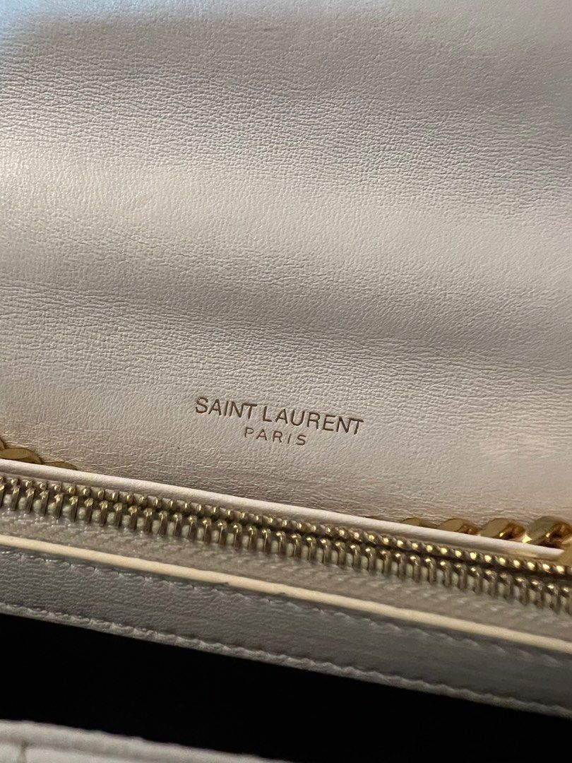 YSL Vicky Wallet on Chain (WOC), Luxury, Bags & Wallets on Carousell