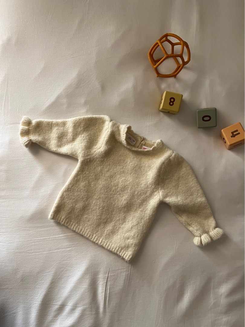 Gold baby sweater top