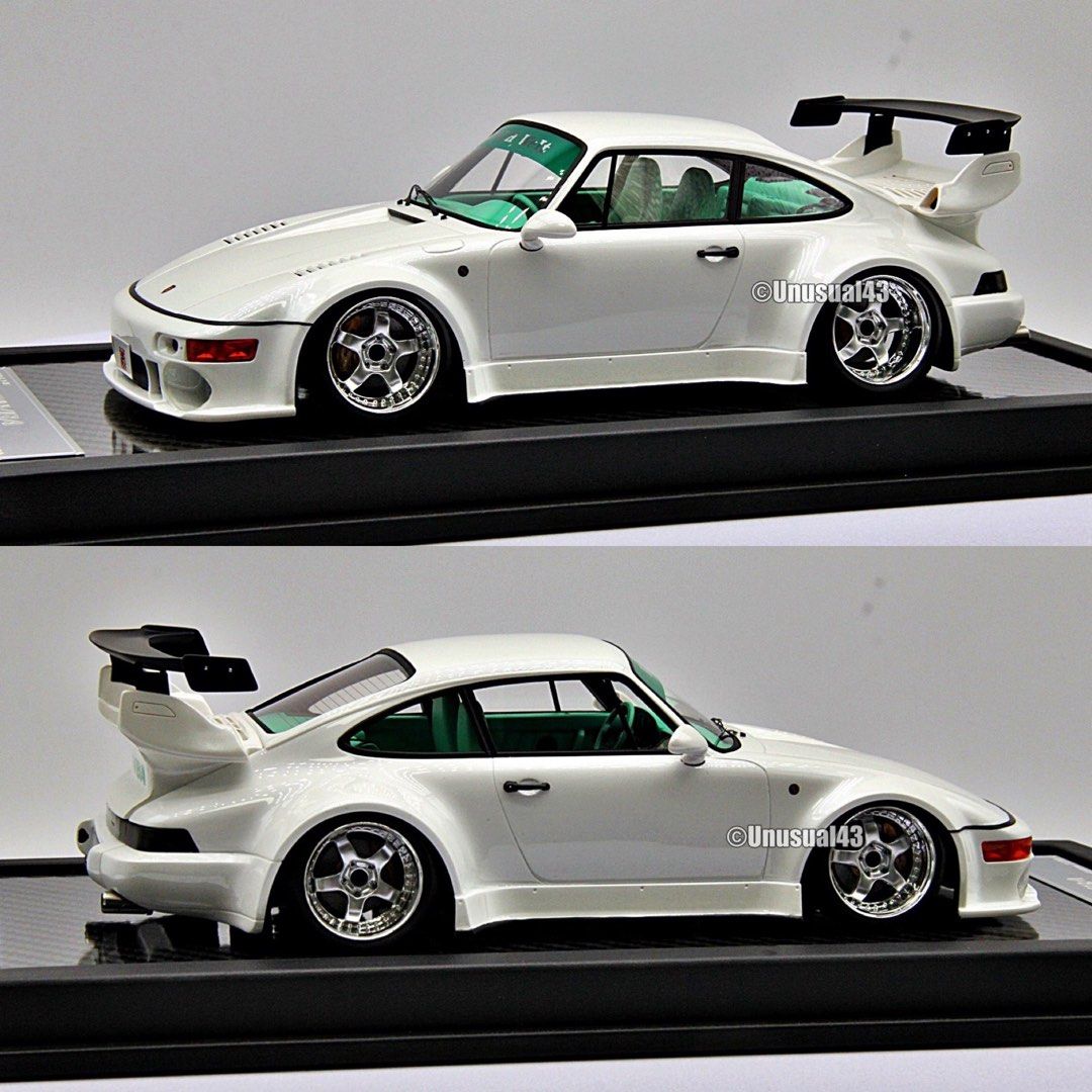 1/18 VIP Model RWBA 964 Slantnose Pearl White Daniel Arsham