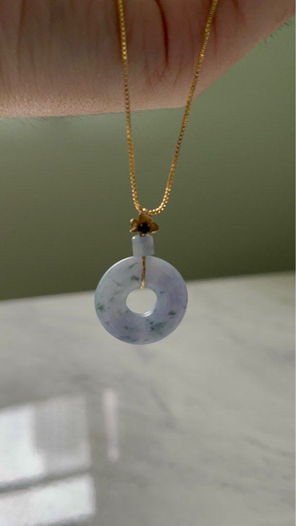 Purple jade necklace online