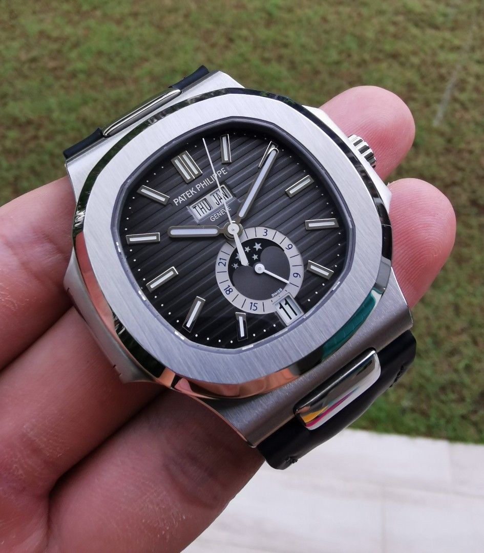 2022 Warranty CHEAPEST Unpolished LNIB Patek Philippe Nautilus 5726A 001 Annual Calendar Complete Full Set