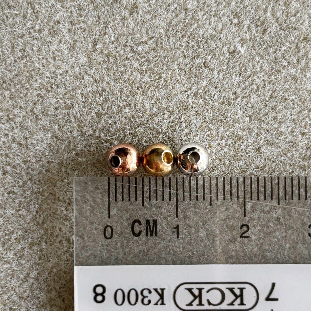 Gold and silver beads hotsell