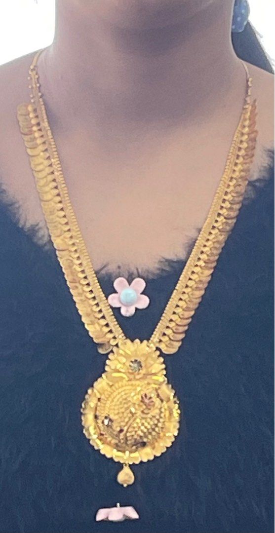 Gold new necklace sale