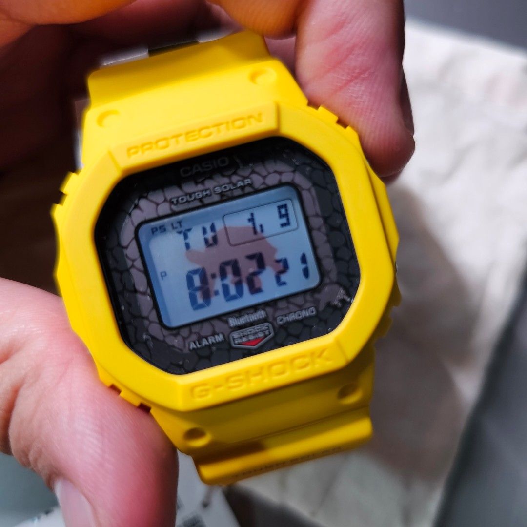 AUTHENTIC CASIO G SHOCK GSHOCK x GW B5600CD 9JR Yellow Darwin Galapagos Tortoise LIMITED EDITION COMPLETE SET WITH TAG