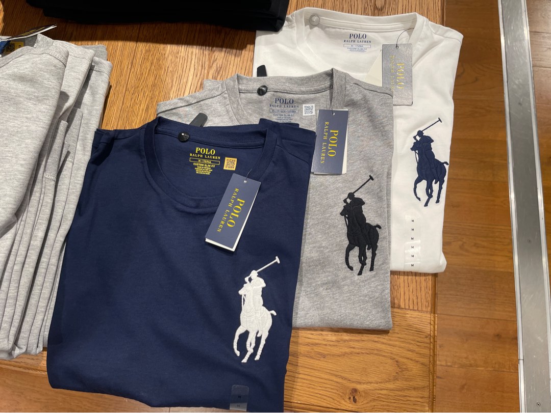 BNWT Polo Ralph Lauren Custom Slim Fit T shirt Men s Fashion