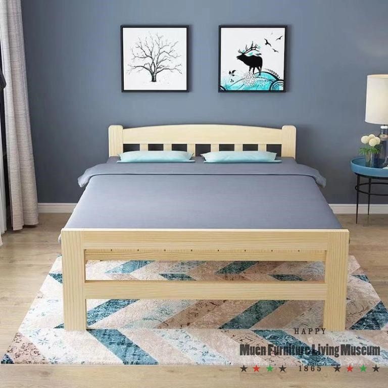 實木免安裝單雙人可折疊床架 (Foldable Bed Frame) 照片瀏覽 1