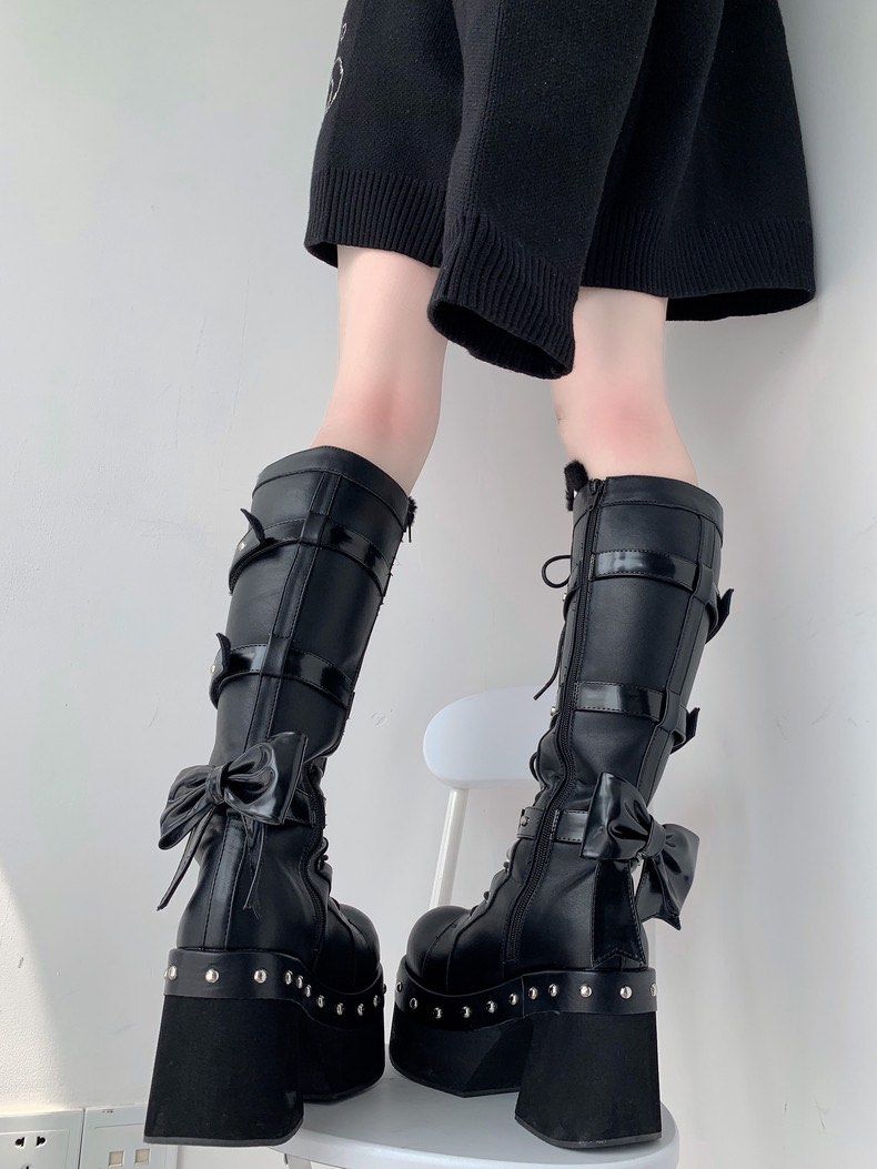 Club exx obsidian wasteland buckled boots on sale