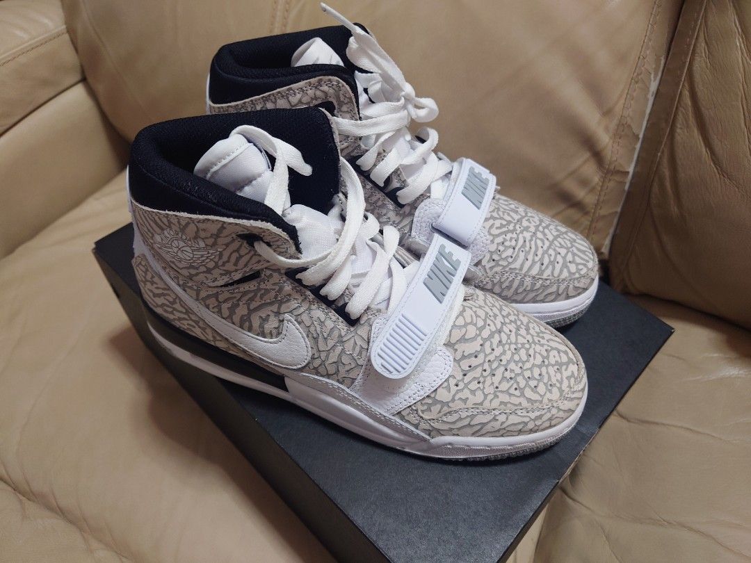 全新Nike Air Jordan Legacy 312 GS 佐敦大童裝籃球鞋白色爆烈Size: US