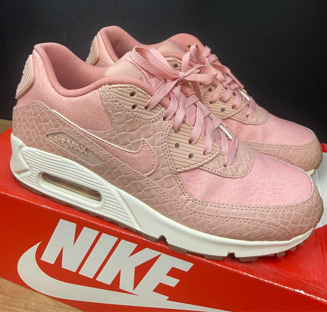 nike air max 90 premium pink glaze