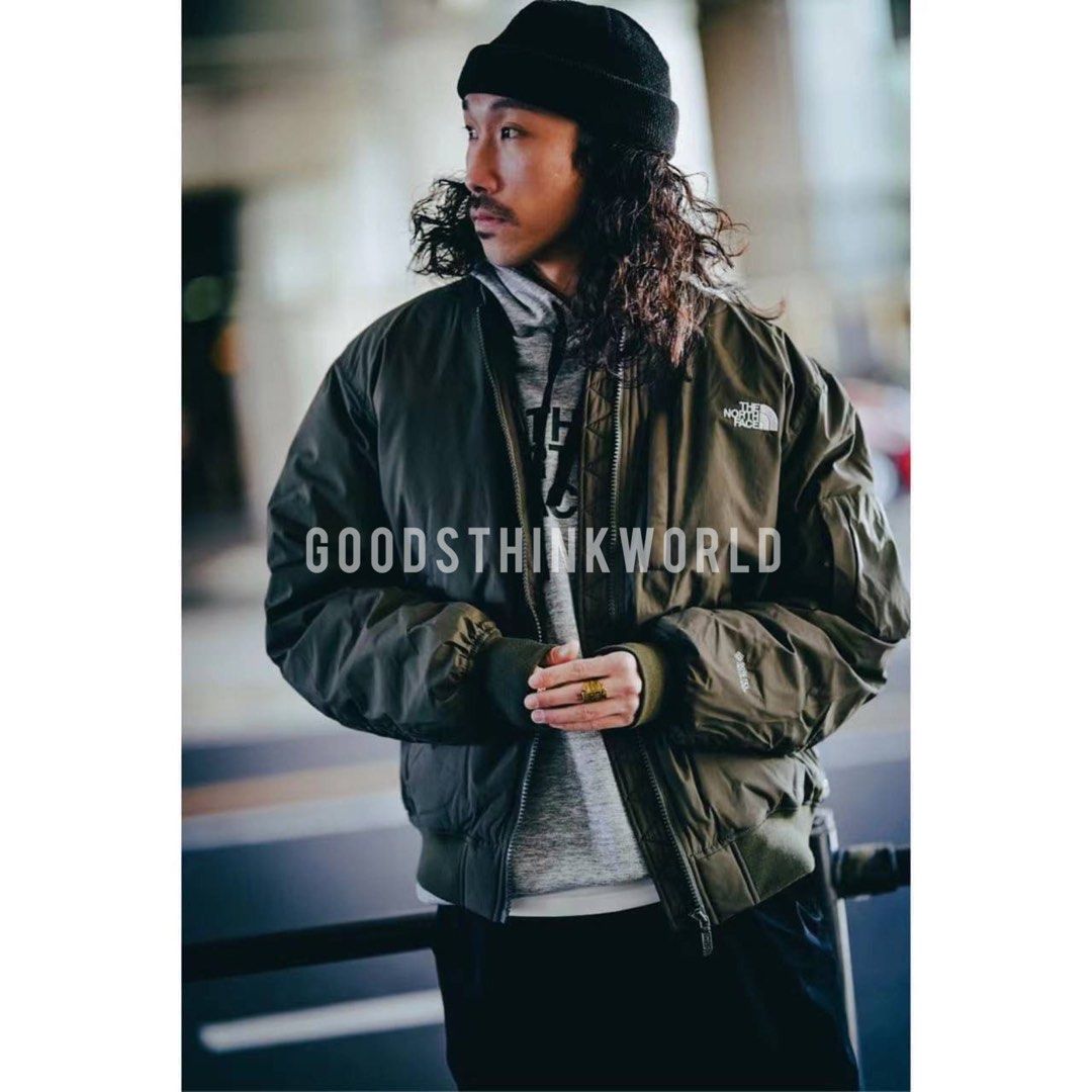 日本the north face TNF 軍綠色GTX INSULATION BOMBER JACKET GOLDWIN