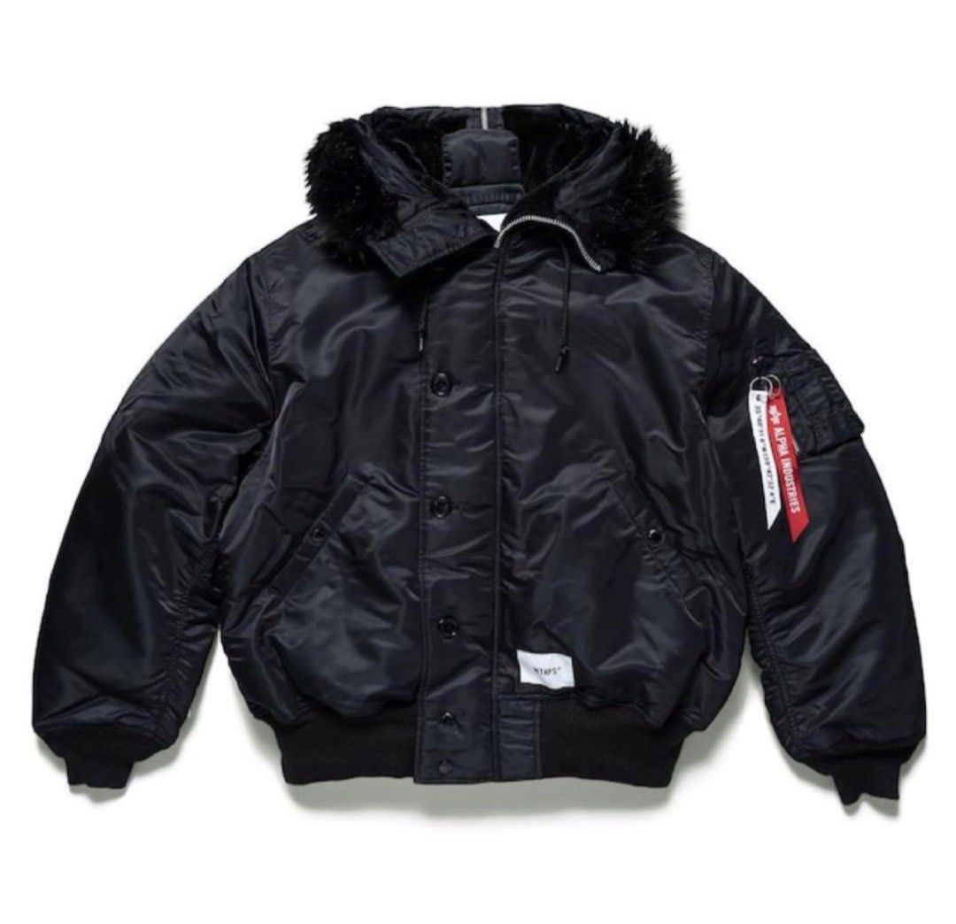 售全新WTAPS x ALPHA INDUSTRIES N-2B CORE SPEC JACKET 黒色M碼外套 