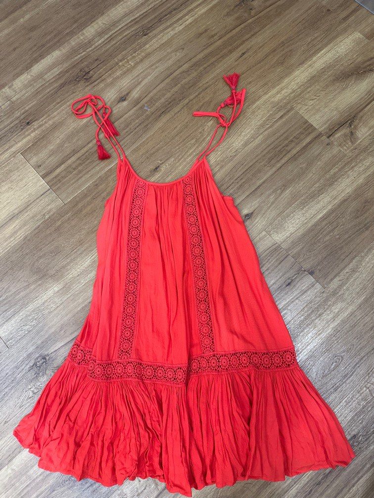 Accessorise cheap red dress