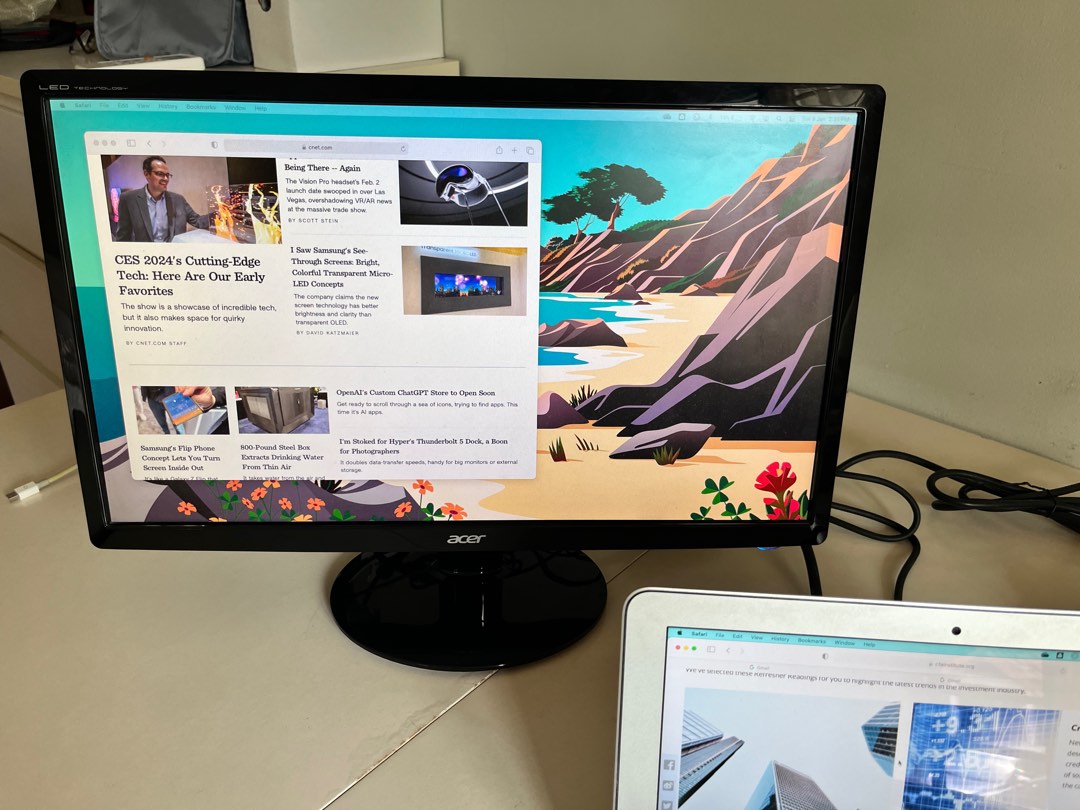 Acer S221HQL Full-HD 1080p 21.5” monitor, Computers & Tech, Parts ...