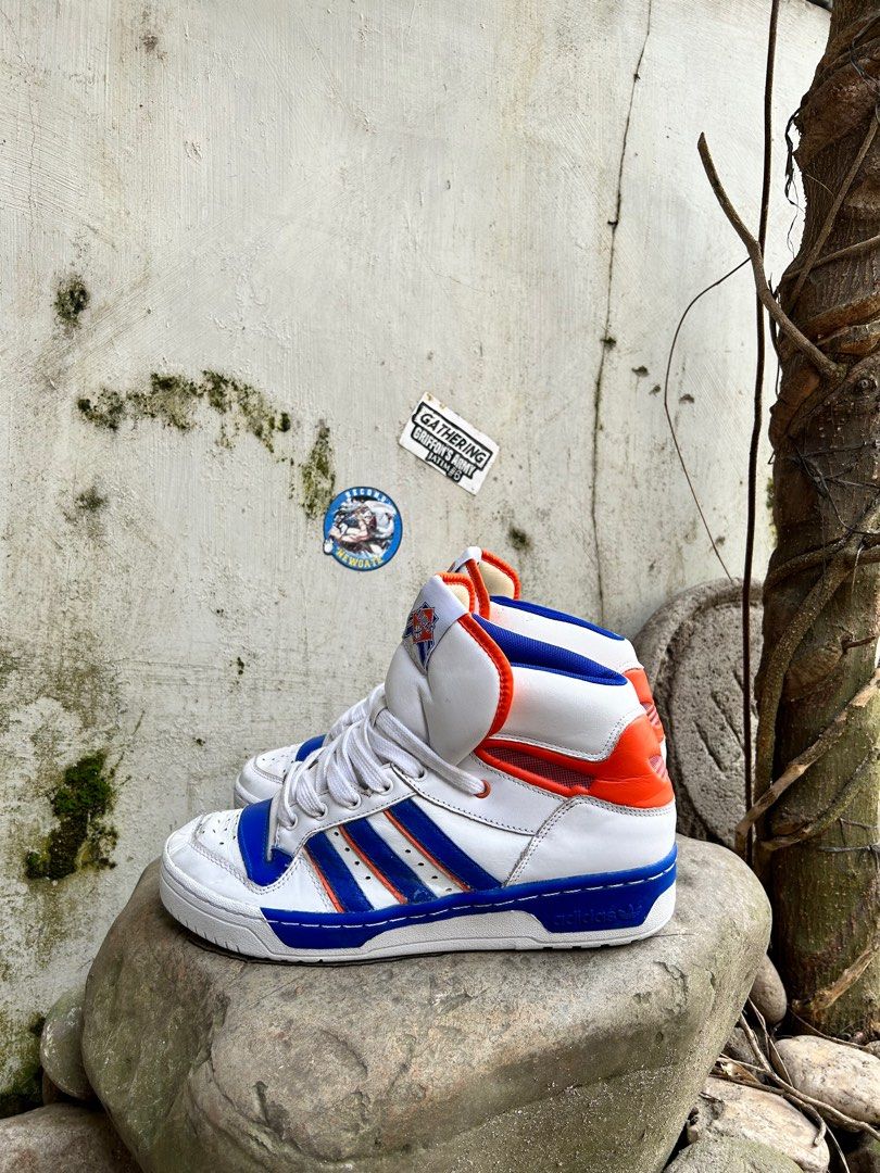 Adidas Attitude Hi Ewing Knicks Fesyen Pria Sepatu Sneakers di