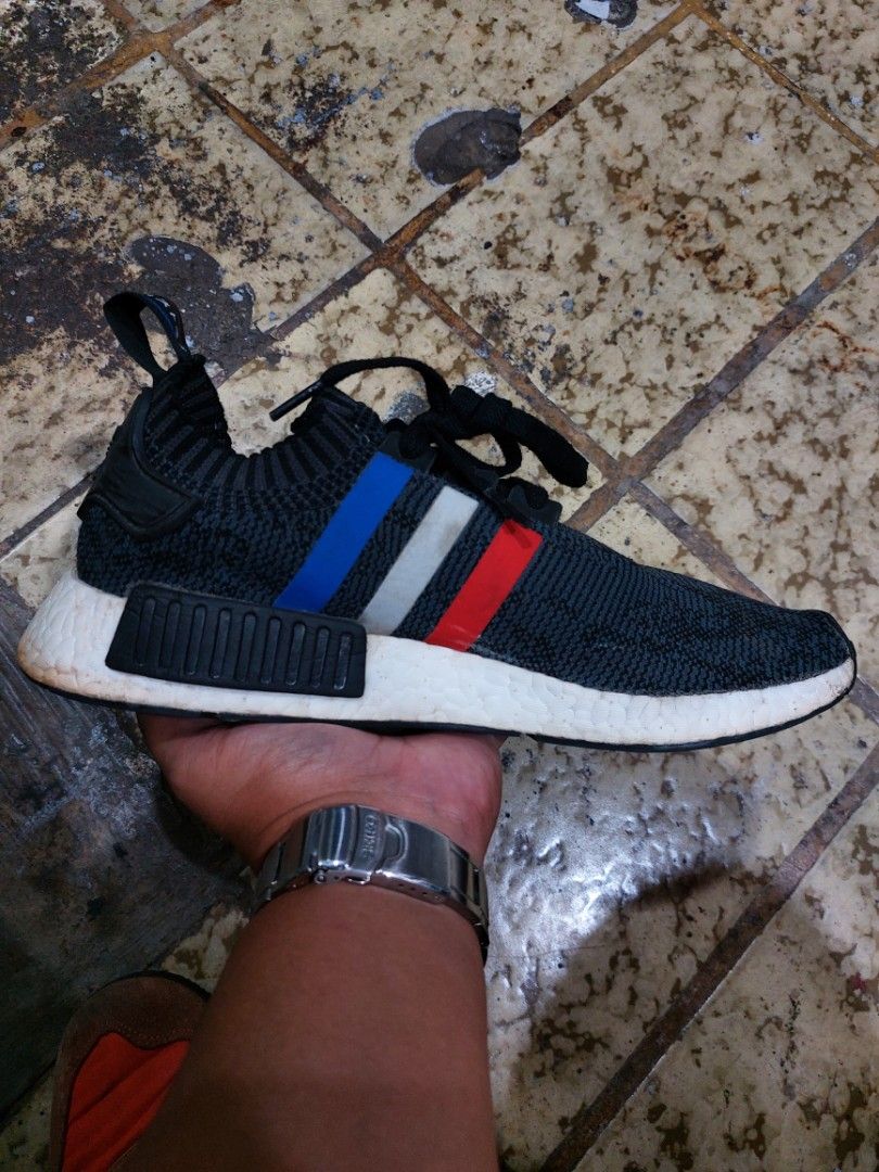 Adidas NMD R1 Primeknit Tri Color Stripes Black 26 cm Men s