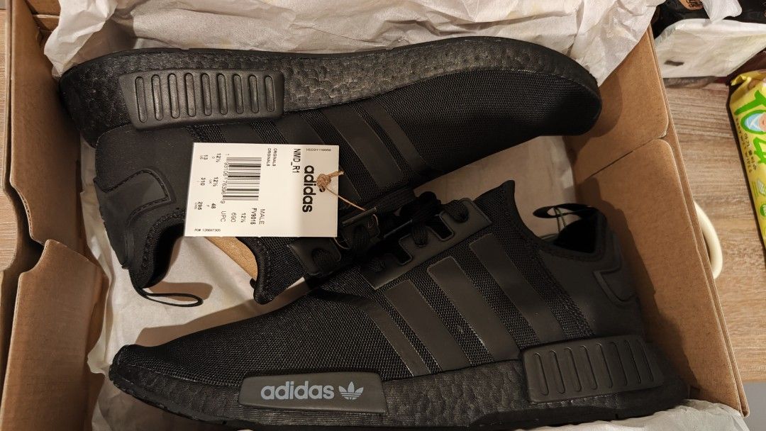 Adidas NMD R1 Triple Black 2019 2020 US13 Carousell