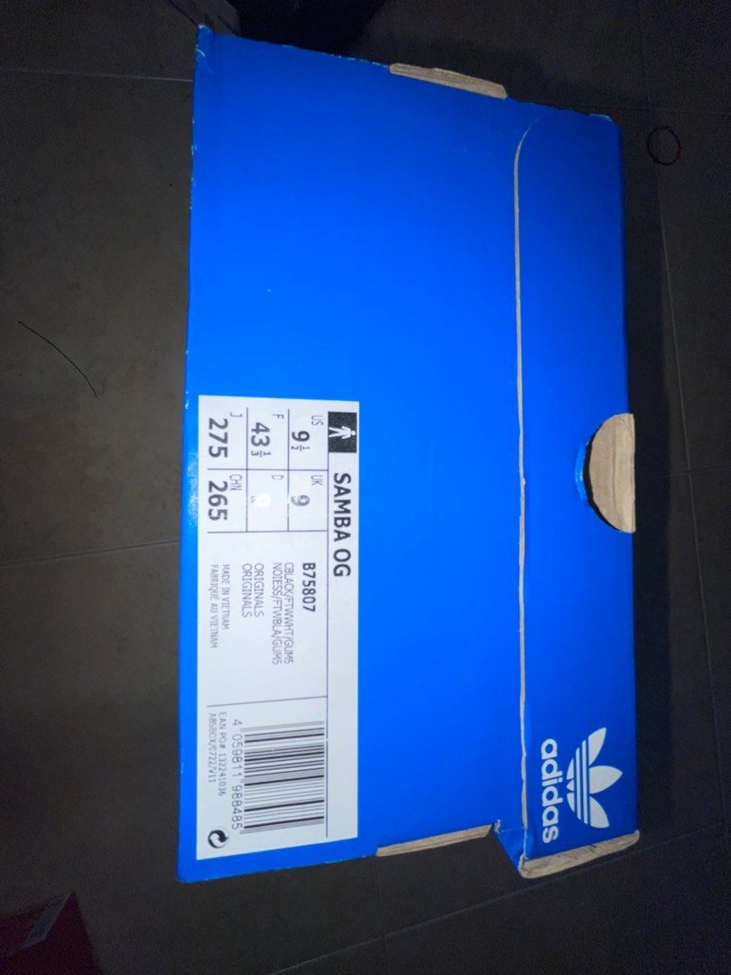 Adidas Samba Black, Men's Fashion, Footwear, Sneakers on Carousell