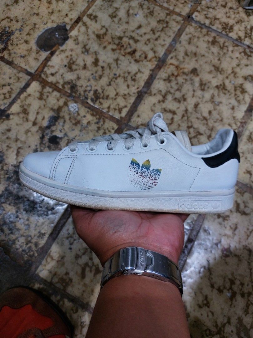 Adidas originals stan smith with trefoil logo mint discount