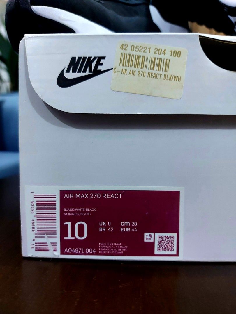 270 sales react box