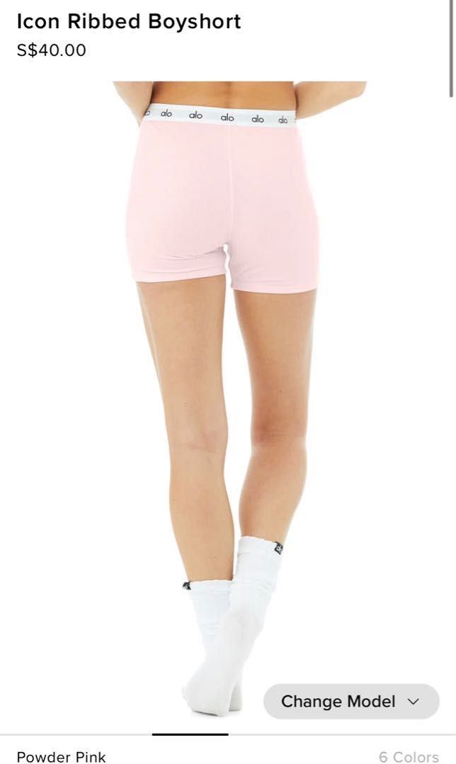 Powder Pink Boxer Shorts