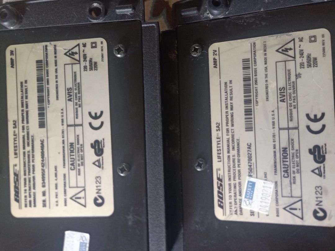 Amplifier (Category: Soundbars, Speakers & Amplifiers) located in Singapore. Submitted by Rockers52 (Listing ID 1277904341, Image 3). Description: I have 3 unit all for $350...what u see n what u get.